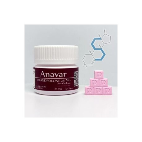 Anavar Oxandrolona 25mg 50 tabletas